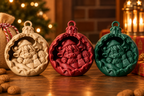 Schotse Hooglander kerstbal