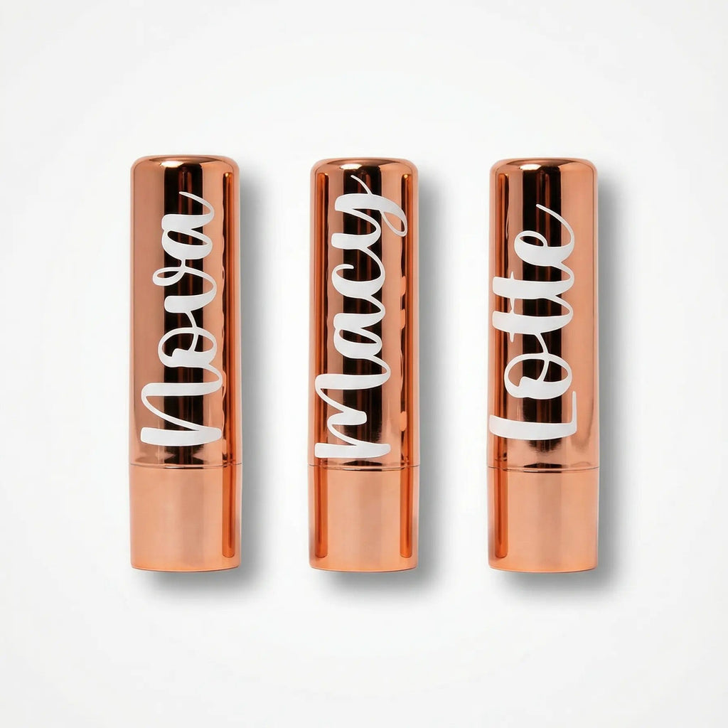 Lippenbalsem met naam 3 stuks