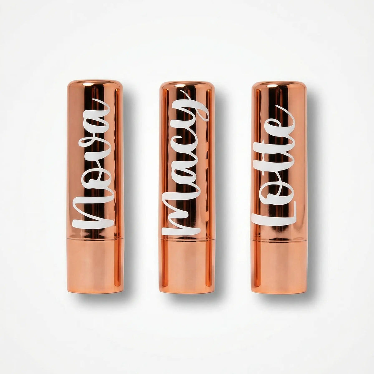 Lippenbalsem met naam 3 stuks