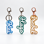 Naamsleutelhangers acryl 